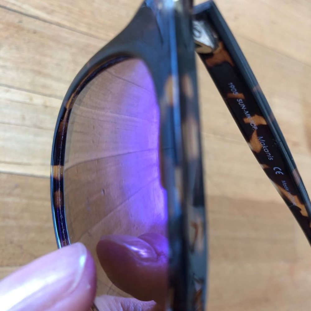 Makanis Women's Sunglasses SUN-MK-TOP Purple Lenses - Picture 4 of 7